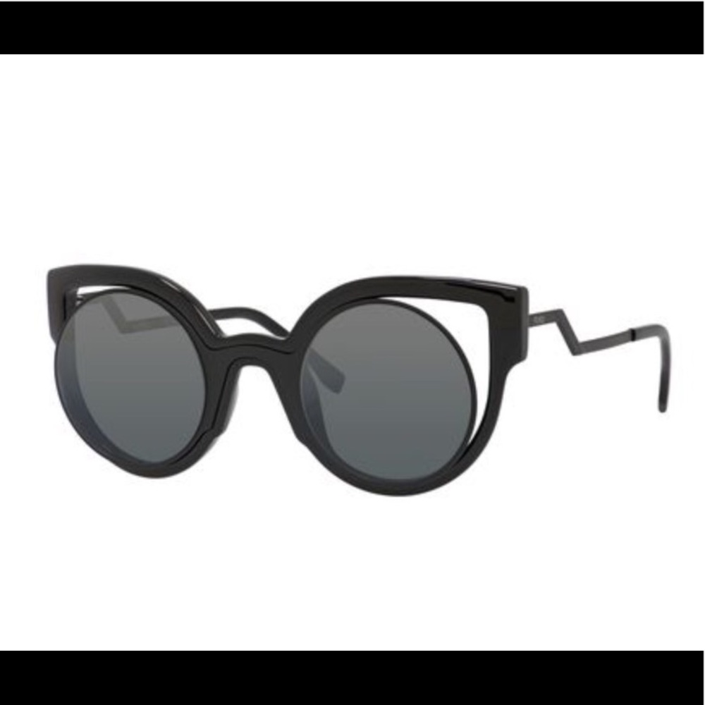 Fendi Women’s Cutout-lens Cat-eye Sunglasses